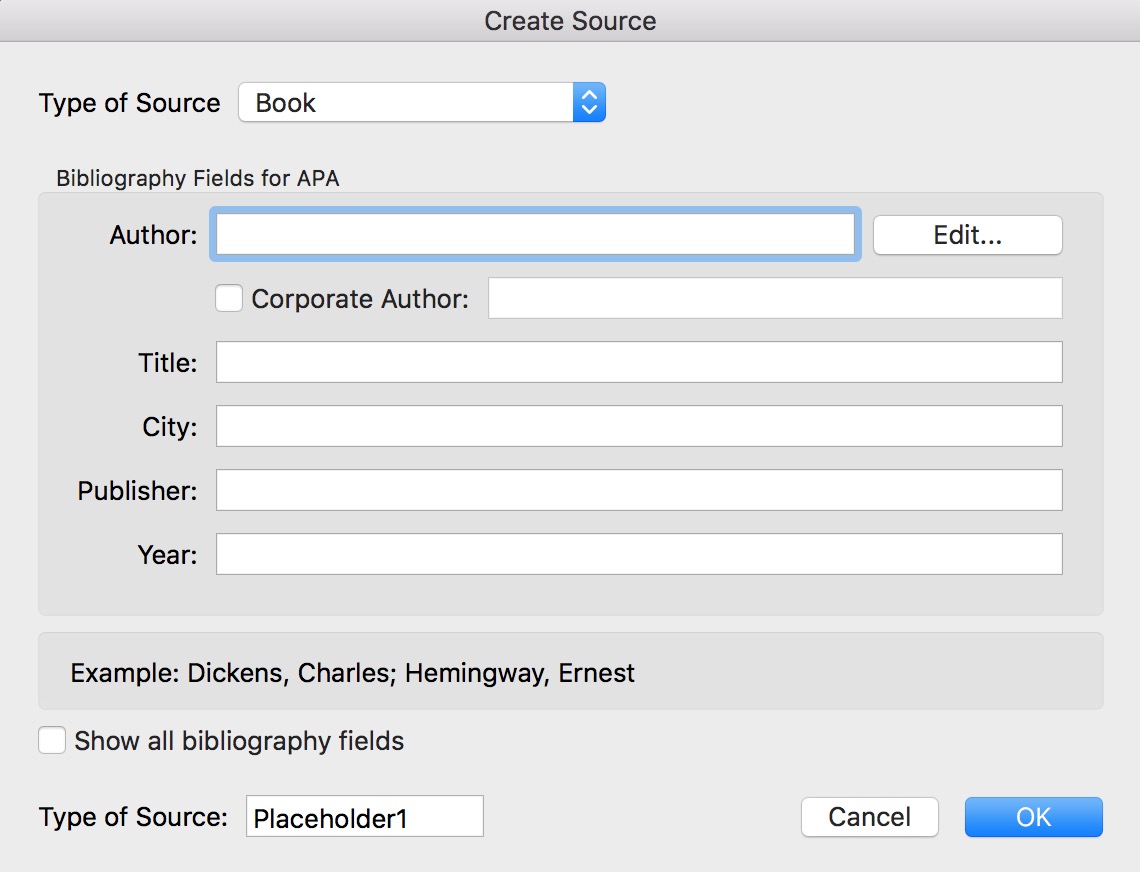 How To Use Ama Citation In Word For Mac